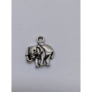 Animal Charm Pendant Tibetan Silver Tone Double Sided Pendant Item 3445